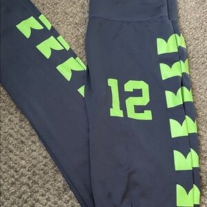 Seattle Seahawks Leggings Size S/M Nylon & Spandex